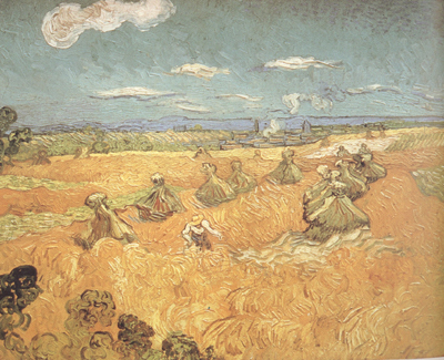 Wheat Stacks wtih Reaper (nn04)